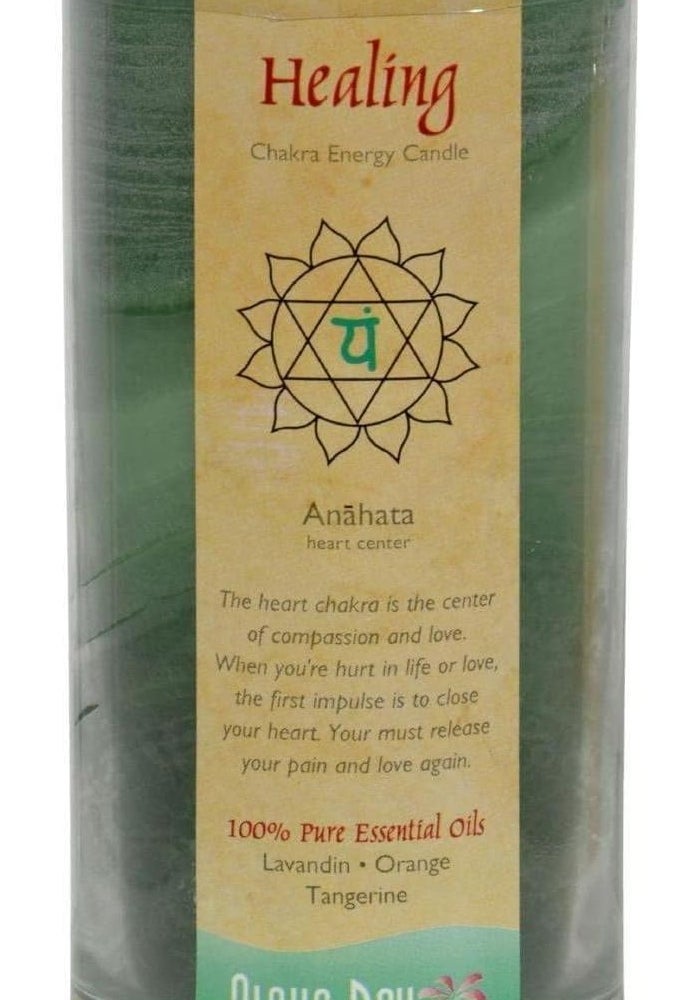 Aloha Bay Healing Chakra Energy Candle with Lavandin, Orange, and Tangerine Essential Oils - 11 oz - Image 2